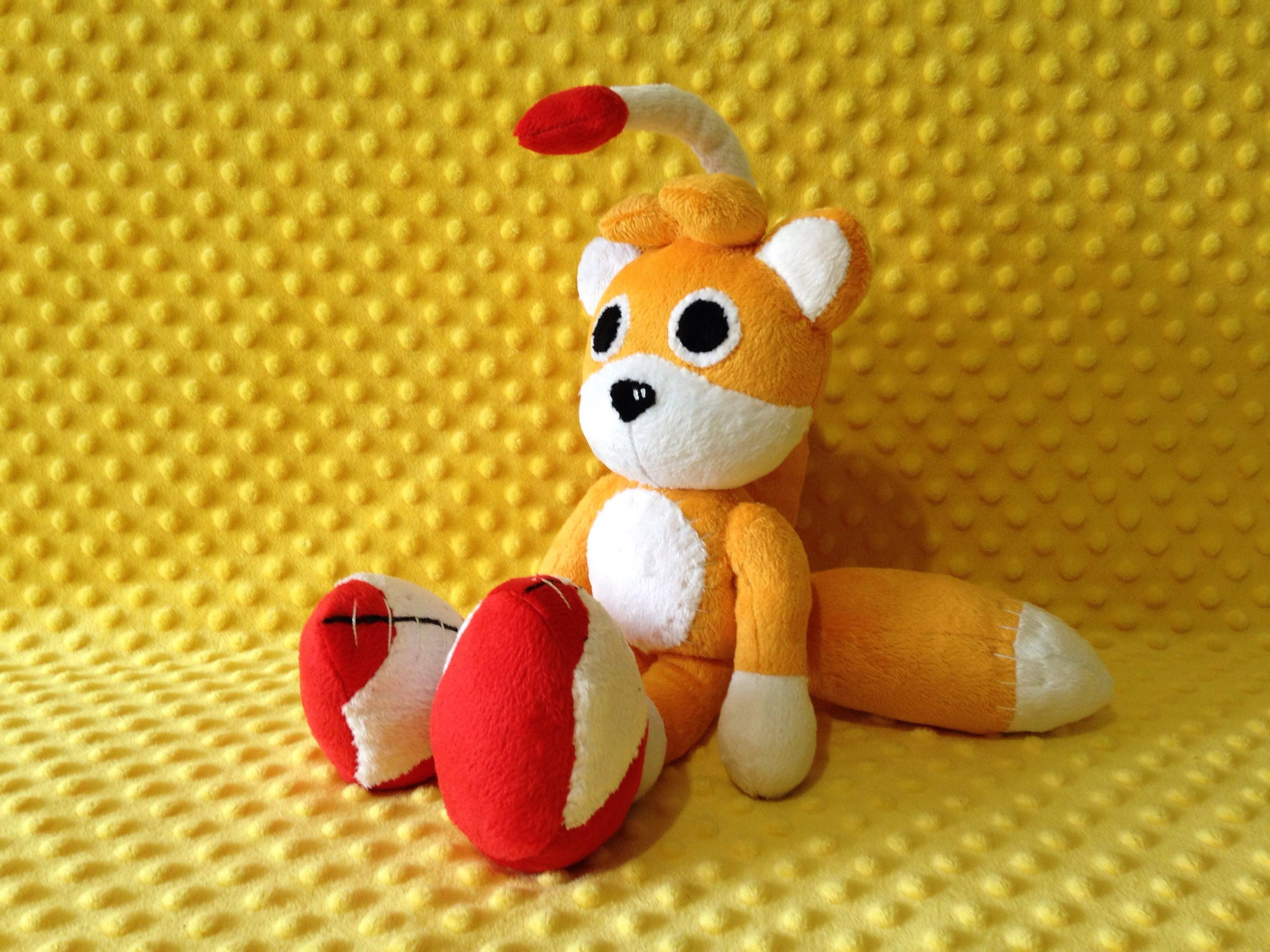 Custom Plush Just Like Tails doll inspired plush (funmade) , handmade to  order from the drawing. Not for Christmas