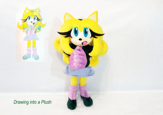 It is a sample of the plush that can be made from the drawing