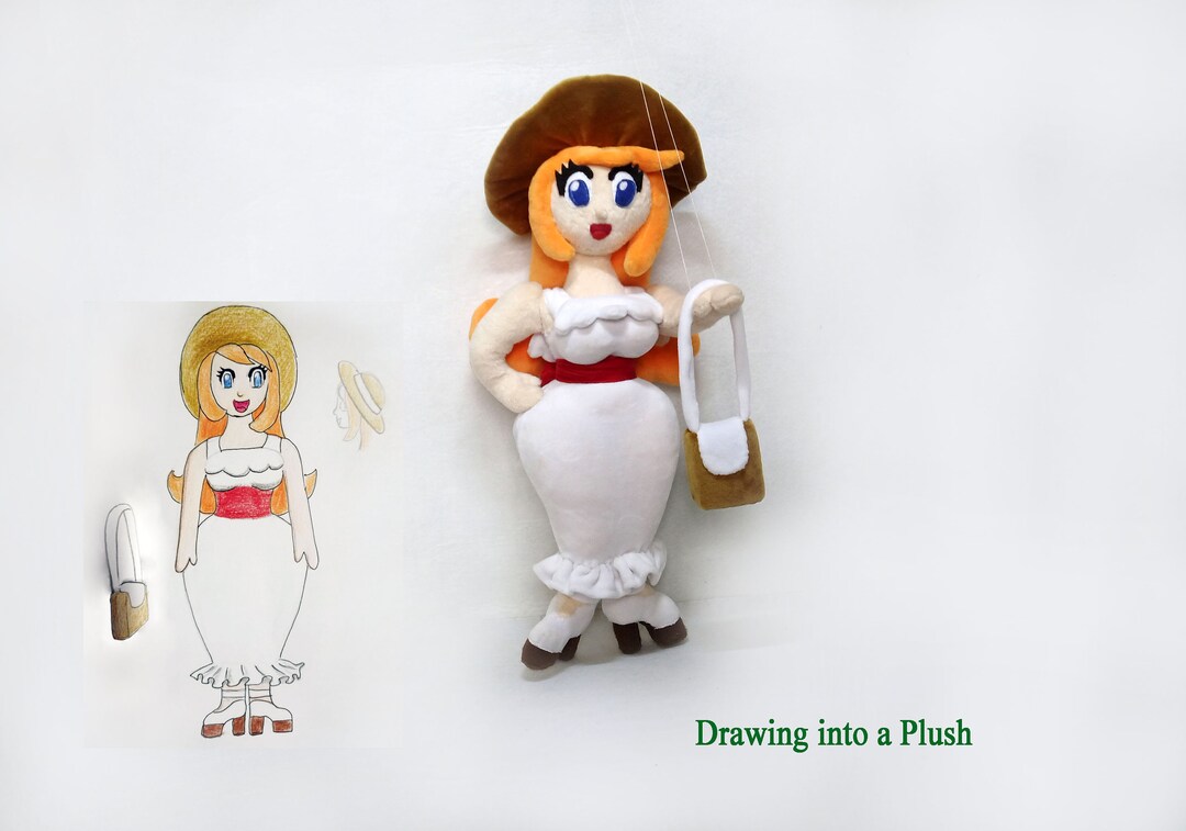 Custom Plush Toy Just Like Mona Super Mario Inspired Funmade Unofficial ...