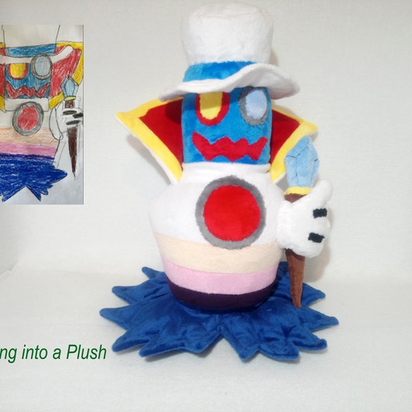 Custom Plush Just lIke Super paper Mario Caunt bleck  inspired, funmade  unofficial to order. 40 сm, made to order