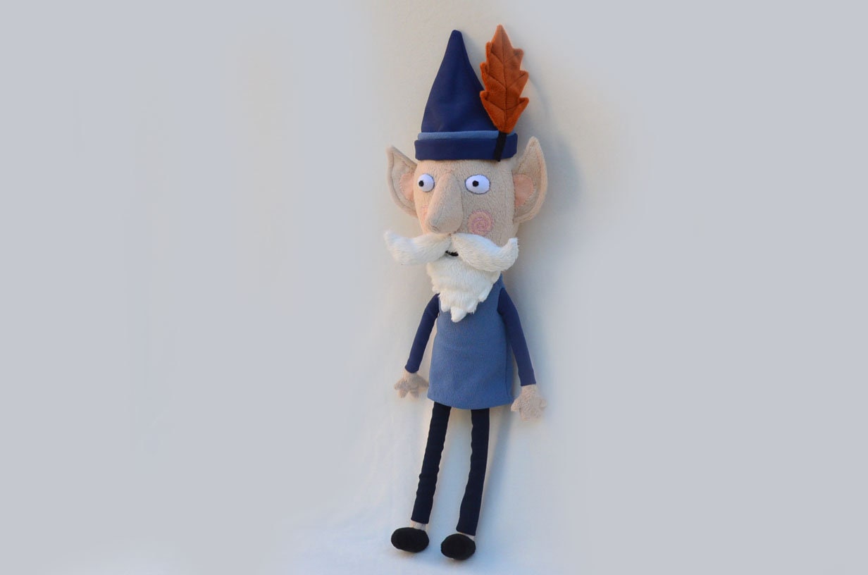 Custom Plush Just Like Wise Old Elf of Ben and Holly s Little