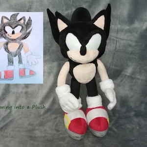 Sonic le hérisson - Peluche Shadow noir 30 cm