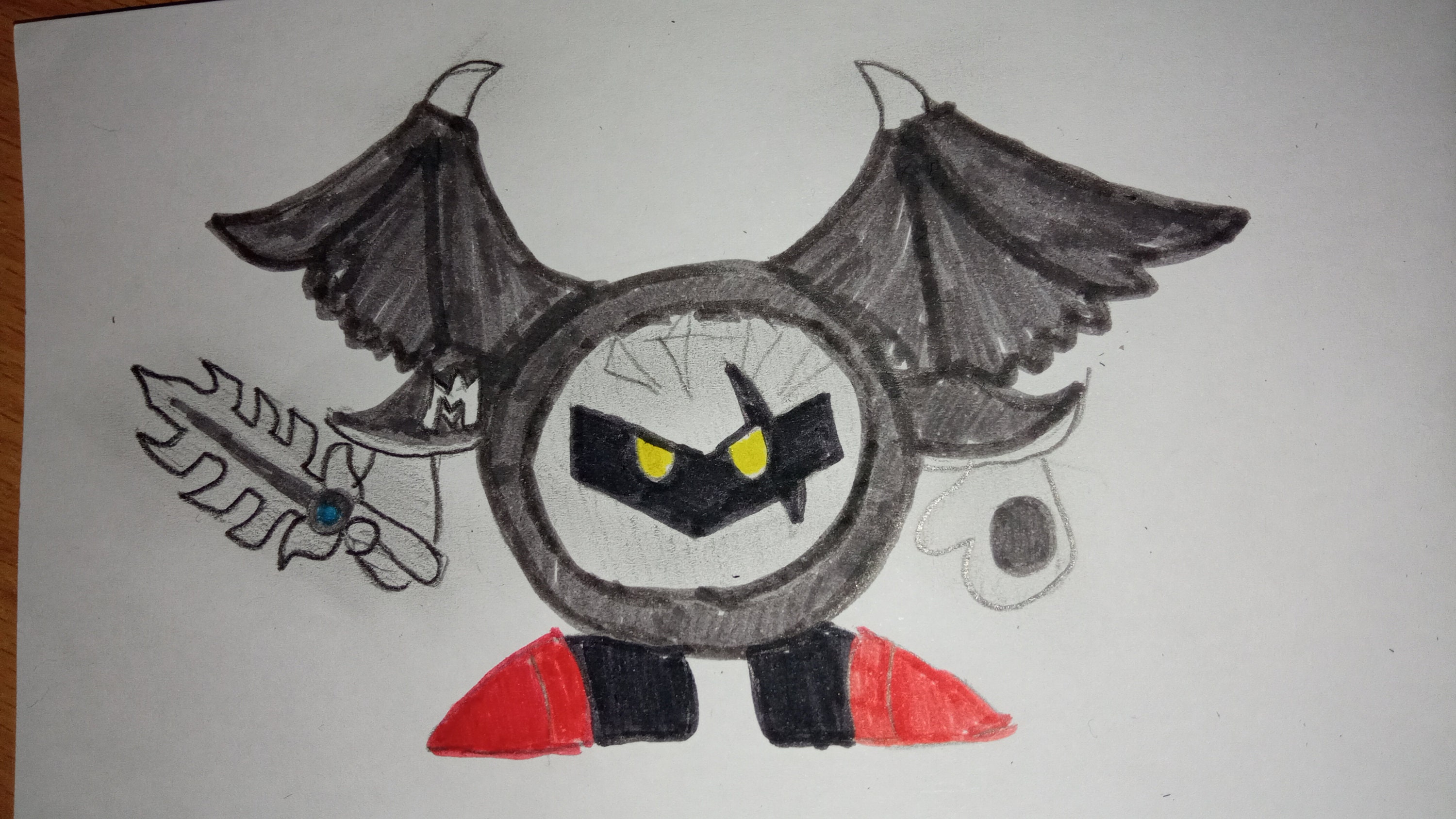 Custom Plush Just Like Dark Meta Knight Kirby Star Allies - Etsy