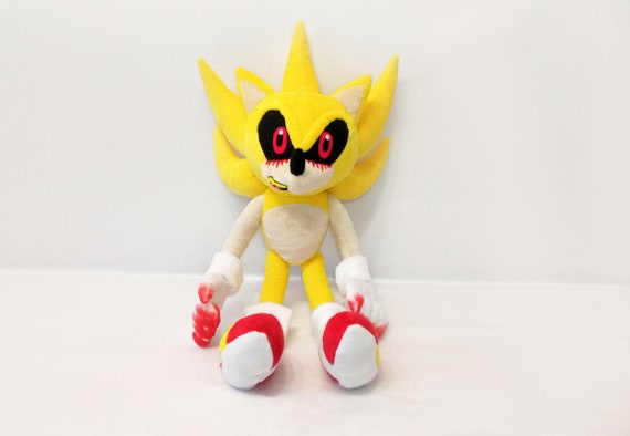 Custom Plush Just Like Dark Sonic Exe Inspired Plush Funmade