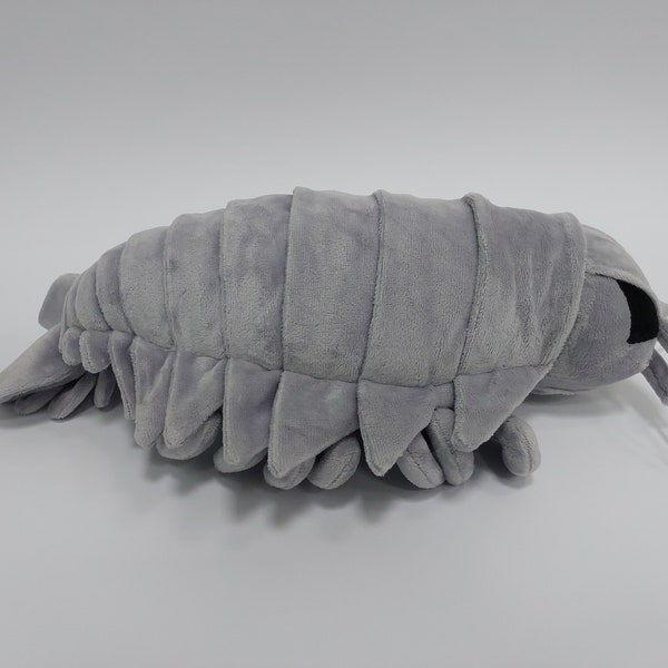 Bathynomus Pillow Roly Poly Pill Bug , Cute Isopod Plush , Cute Insect Plush  Made to Order 40