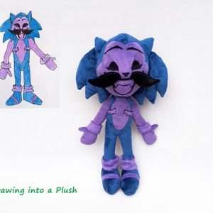 Friday Night Funkin - Majin Sonic EXE Plush 10 Tall Plushie EXE Toy FNF  NEW
