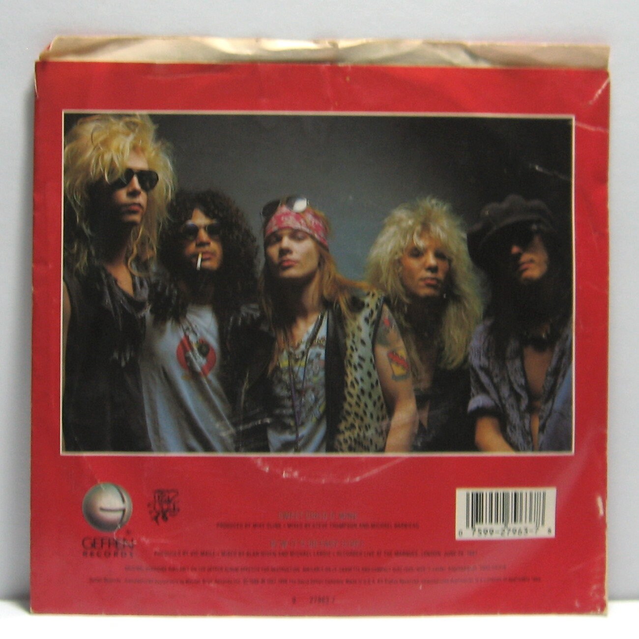 ガンズ&ローゼズ.GUNS N' ROSES Sweet 8センチ8cmシングル Vintage 1987 Guns N' Roses 