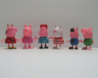 Lot figurines peppa pig