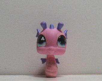 Figurine Littlest PetShop : Hippocampe #1314 Avec Bouée - Occasion