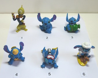 Vintage 2000s Lilo and Stitch from Disney Character Figures, Choose a Piece