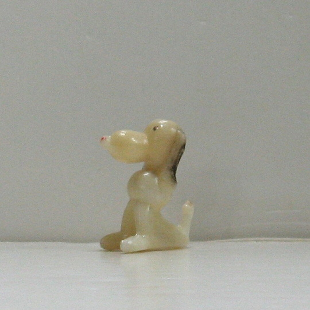 Vintage 1970s Miniature Snoopy Figurine, From the Charlie Brown Gang ...