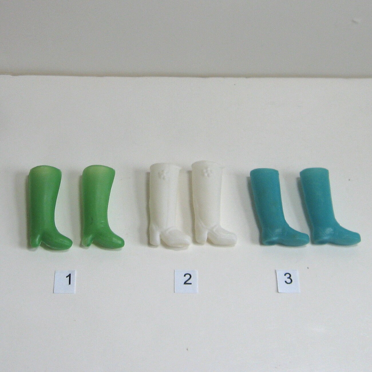 Vintage 1960s & 1970s Barbie Boots, Hippie Style, Plastic and Made in ...