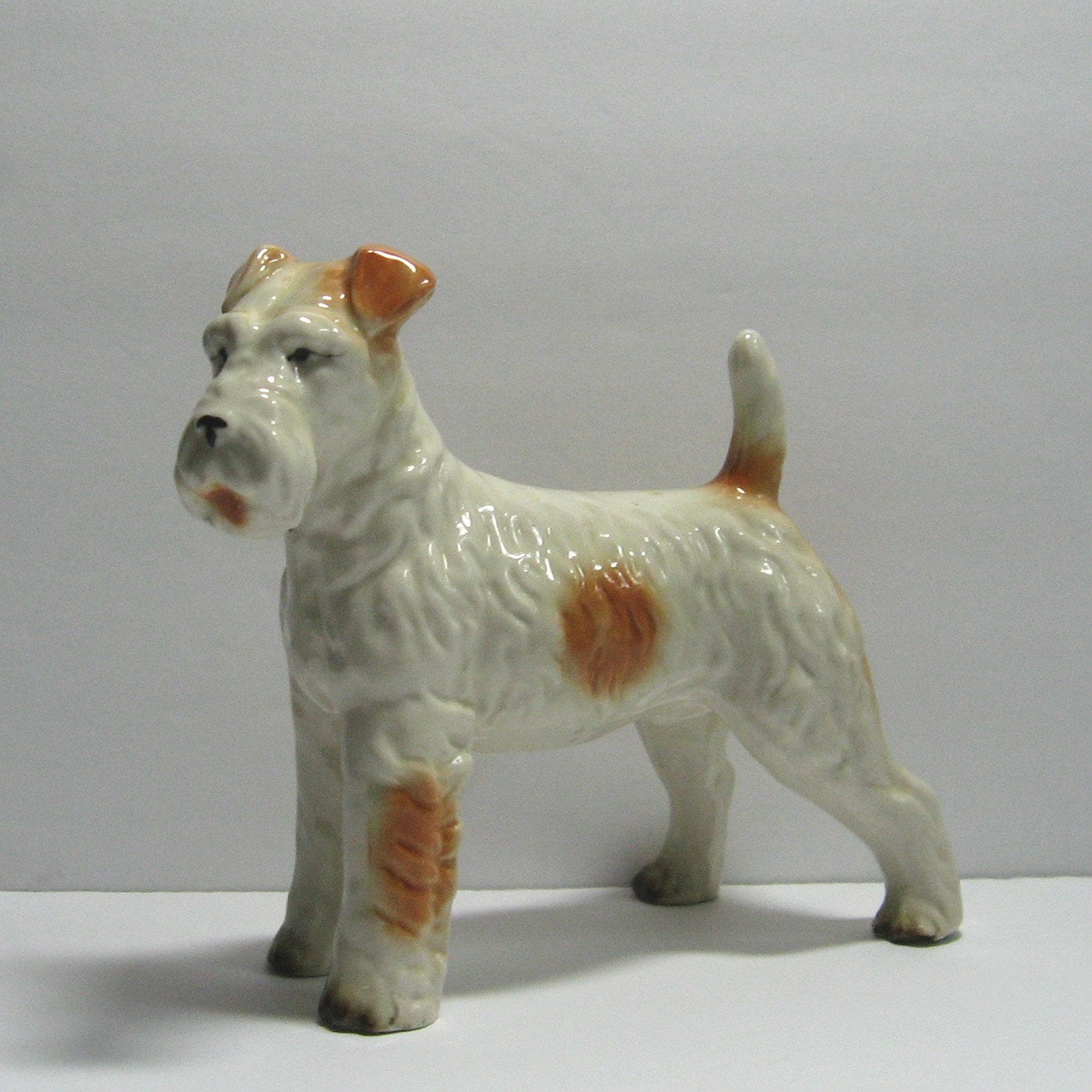 Vintage 1950s Marked Made in Japan, Large Standing, Wire Haired