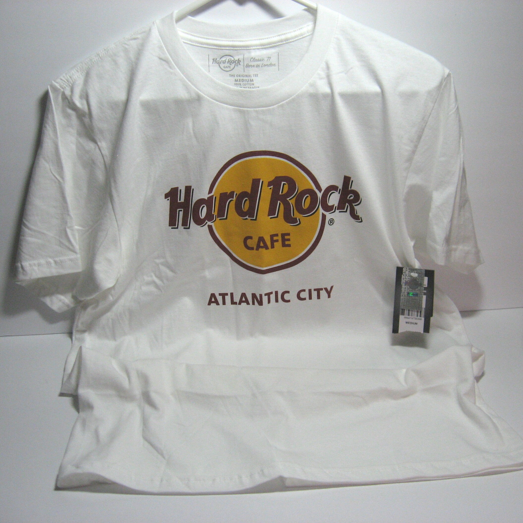 Vintage 2000s New With Tags, Hard Rock Cafe Atlantic City, NJ T 