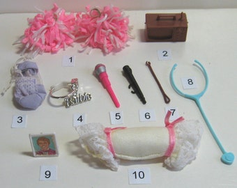Vintage 1980s Barbie Various Accessories, House, Entertainment, Sport, Choose an Item