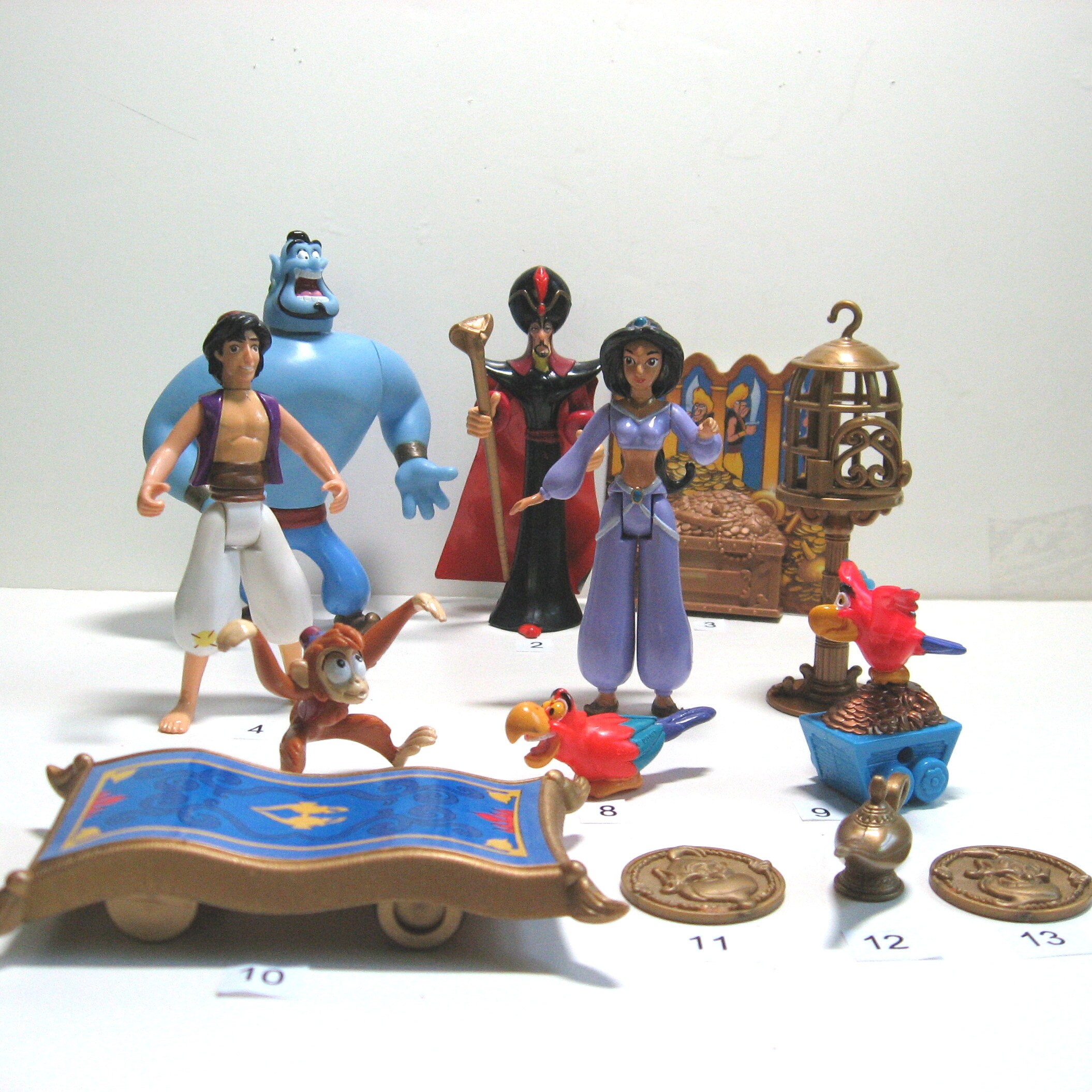 Disney - 1992取り扱い終了　アラジン　マテル社　ヴィンテージトイ　フィギュアロット Disney - 1992取り扱い終了 アラジン マテル社 ヴィンテージトイ