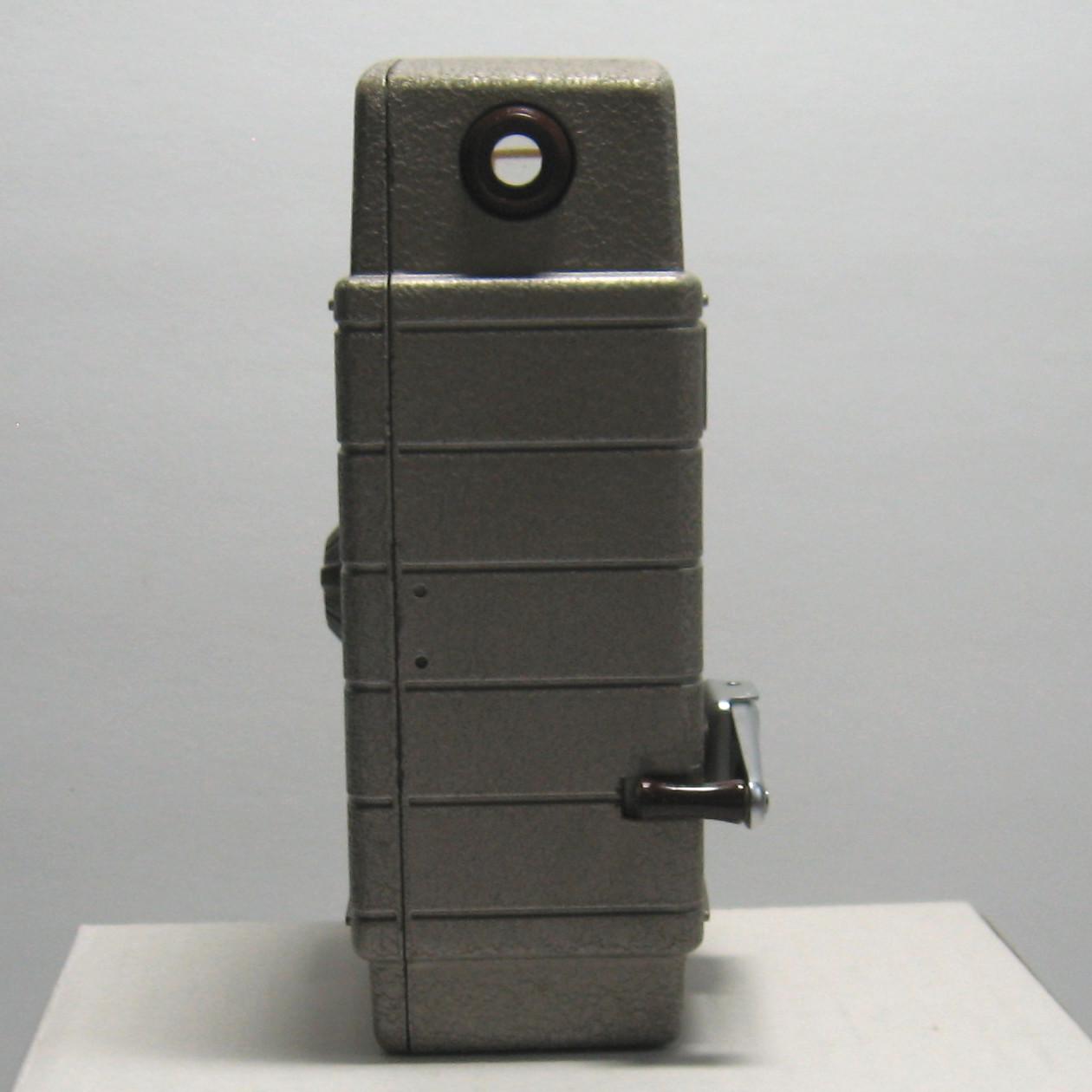 Vintage 1950s Bell & Howell Two Twenty 8mm Movie Camera, Gray