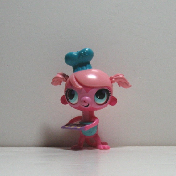 LPS Littlest Pet Shop Authentic 2012, Gourmet Goodies Pink Minka