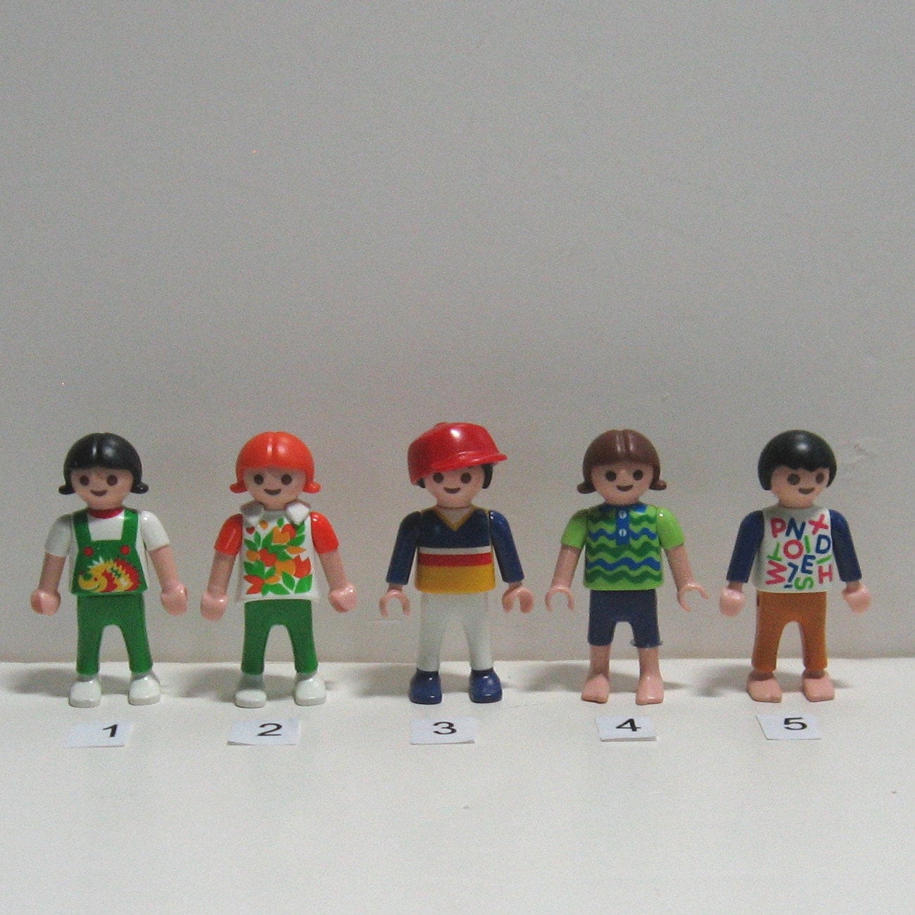 Vintage 1995 Playmobil Children Figures, Geobra, Replacement