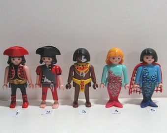 Vintage 1974 Early 2000s Playmobil Characters Figures, Geobra