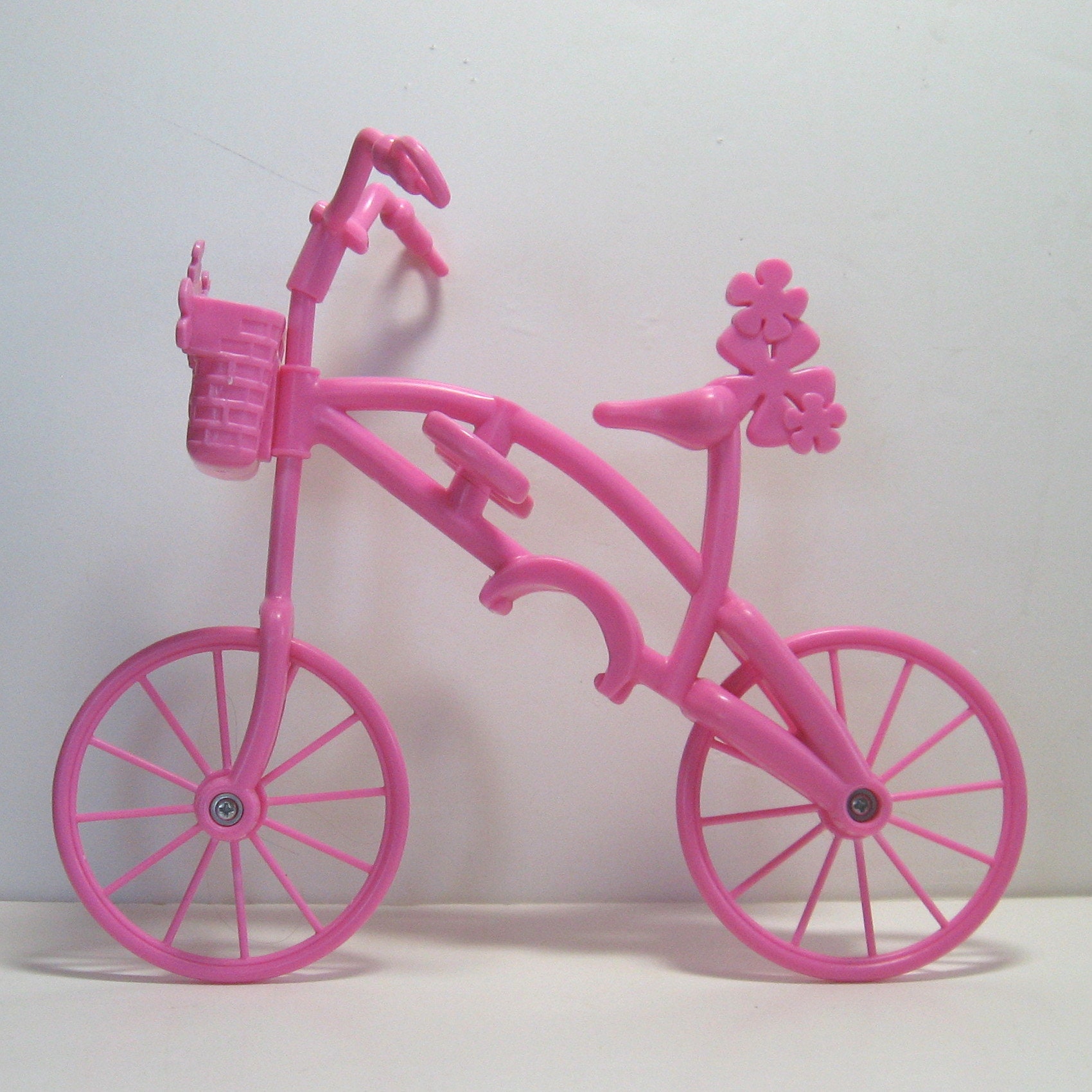 Barbie 2007 Pretty Pink Plastic Bicycle Excellent Condition Etsy