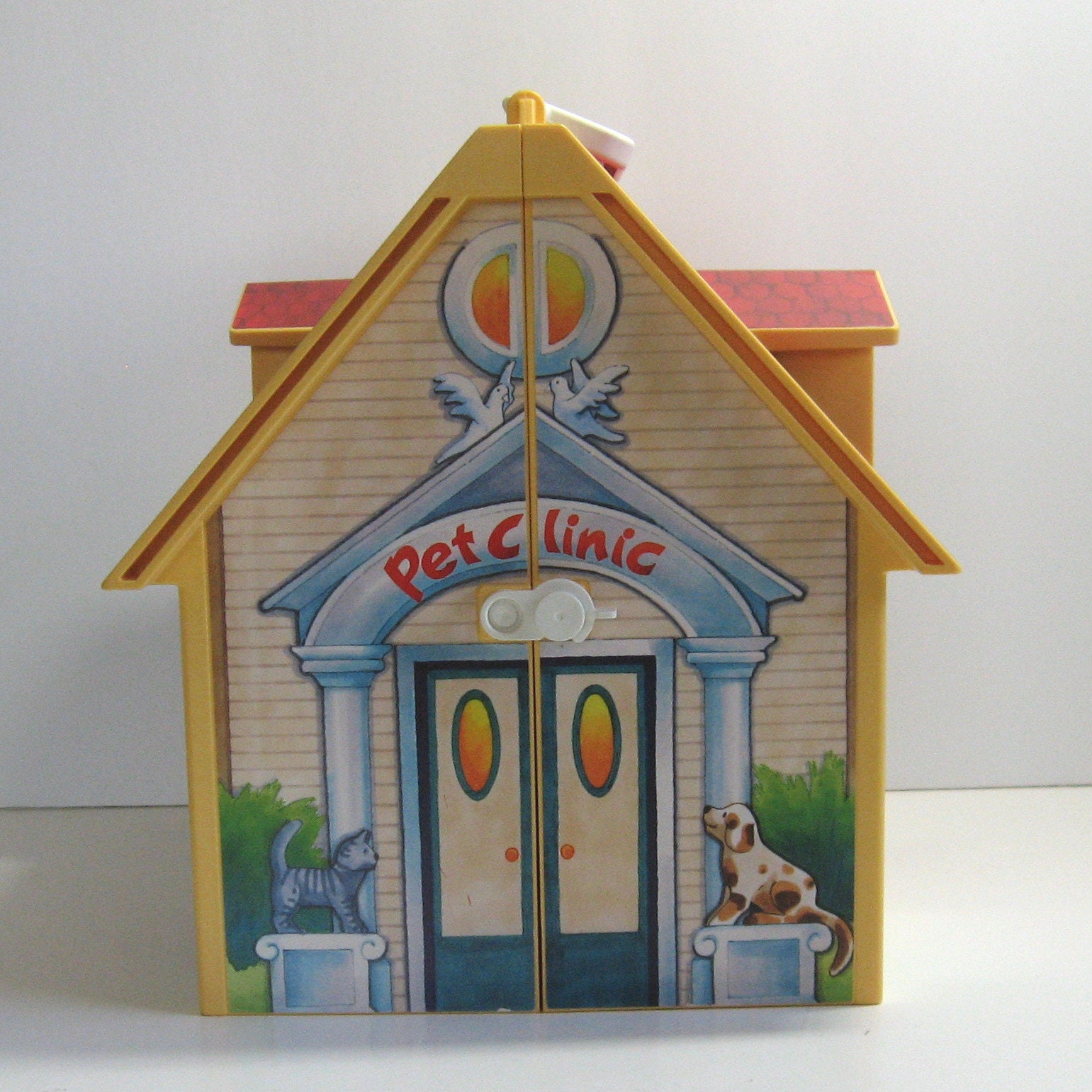 Vintage 2005 Playmobil Take Along Pet Clinic Veterinarian 5870 by Geobra Clinic Structure Only Etsy UK