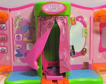 Vintage 2004 Polly Pocket Quick Click Fashion Boutique, Dressing