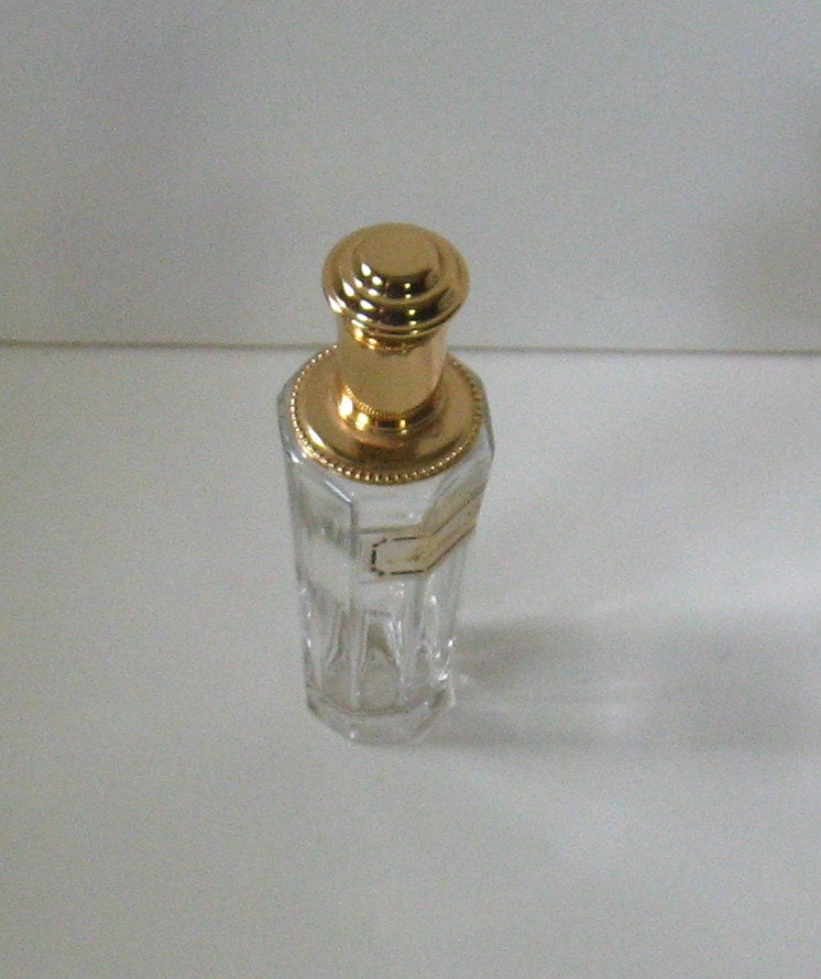 Vintage MADAME ROCHAS Cut Glass Perfume Bottle - Etsy