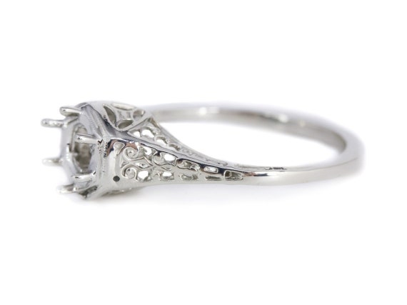 vintage gothic engagement rings