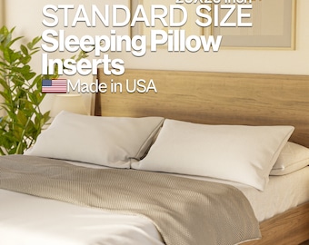 Standard Size Sham Pillow 20x26 inch Pillow Insert for Sleeping Down alternative Standard Bed Pillow 20x26 Pillow Insert