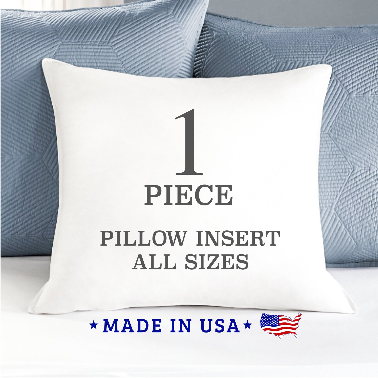 1 Piece 18X18 Throw pillow insert Form insert for our 16x16 to | Etsy