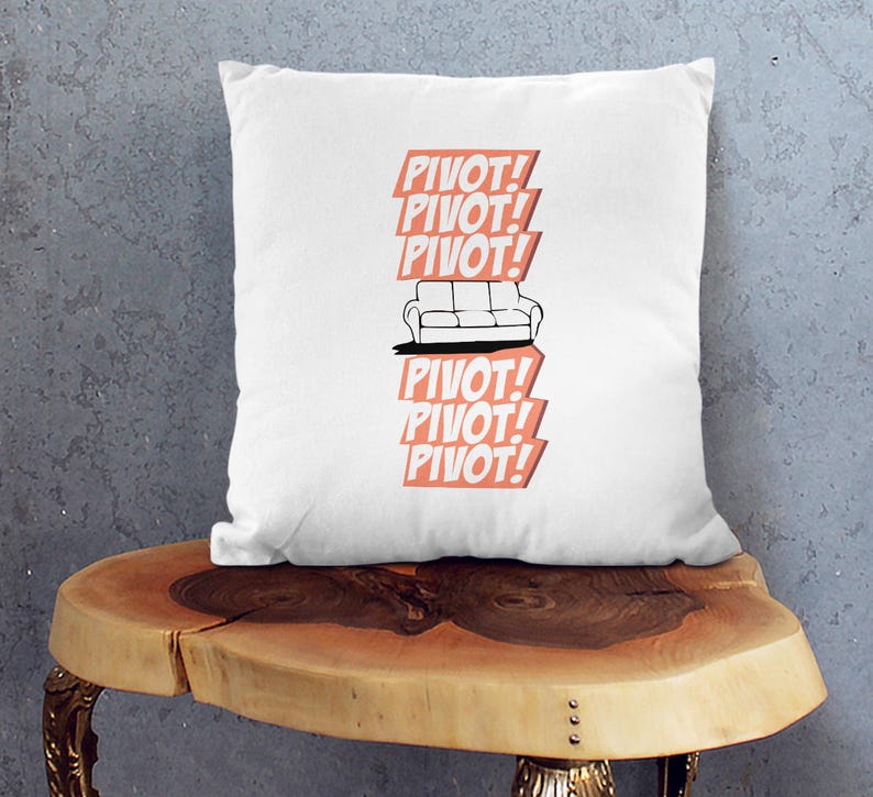 Friends Pivot Throw pillow unique home decor ross new ...