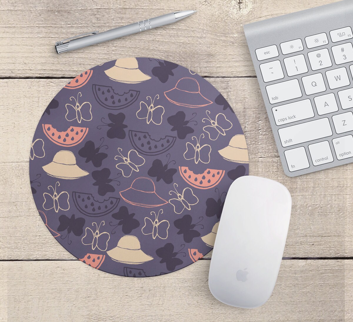 Mousemat Girly Mouse Pad Pretty Computer Accessories Flexible Etsy