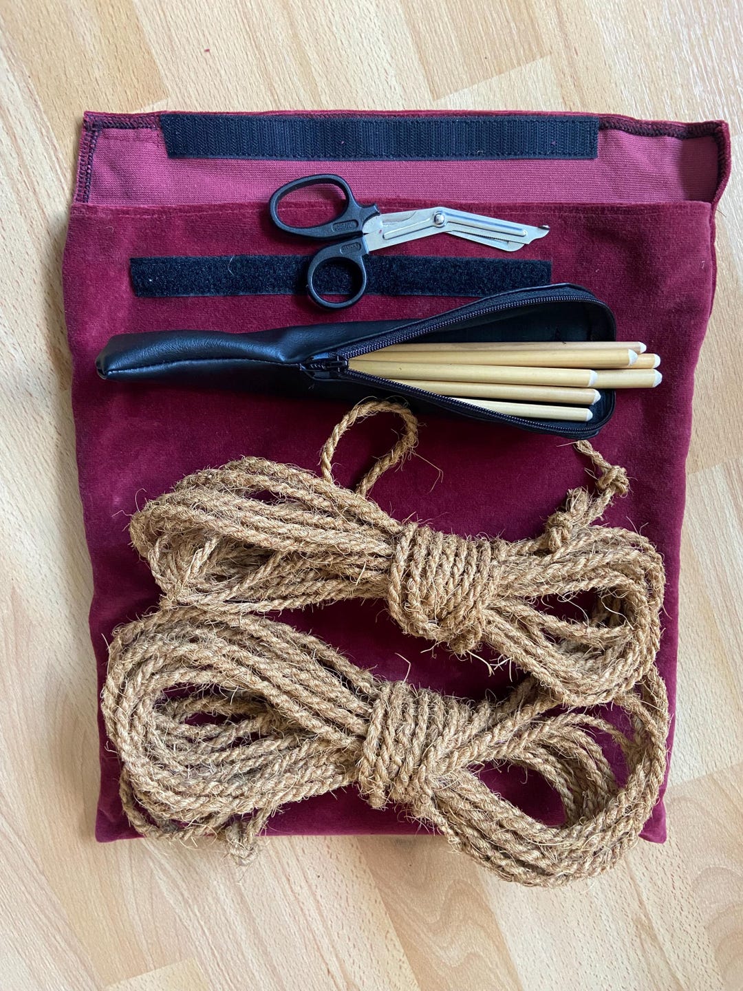 Sadistic Rope Set Containing Coconut Rope, Rattan Canes Safety Shears ...