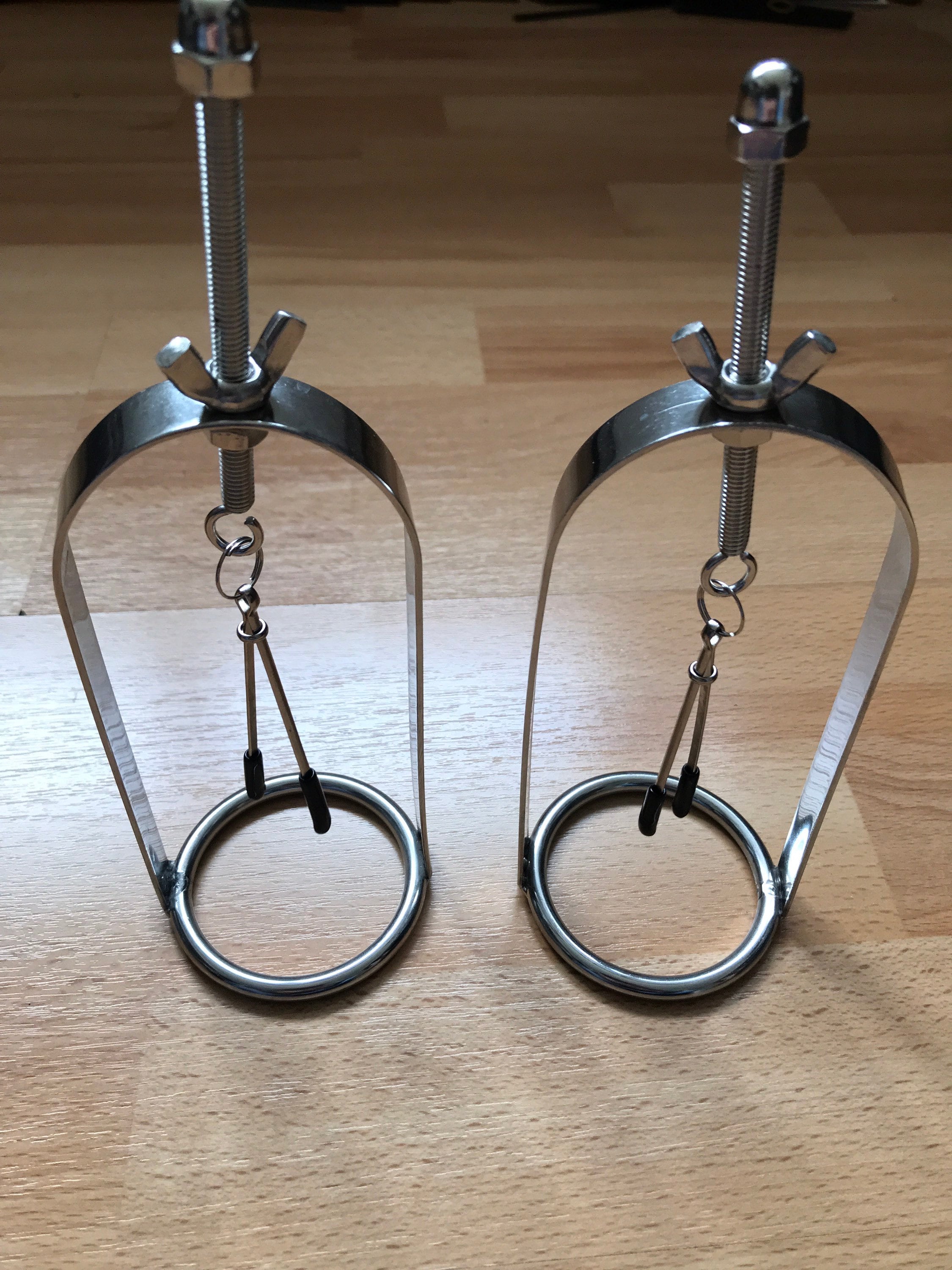 Nipple Clamp Tower of Pain With Two Types of Clamps. U.K. Bdsm Etsy