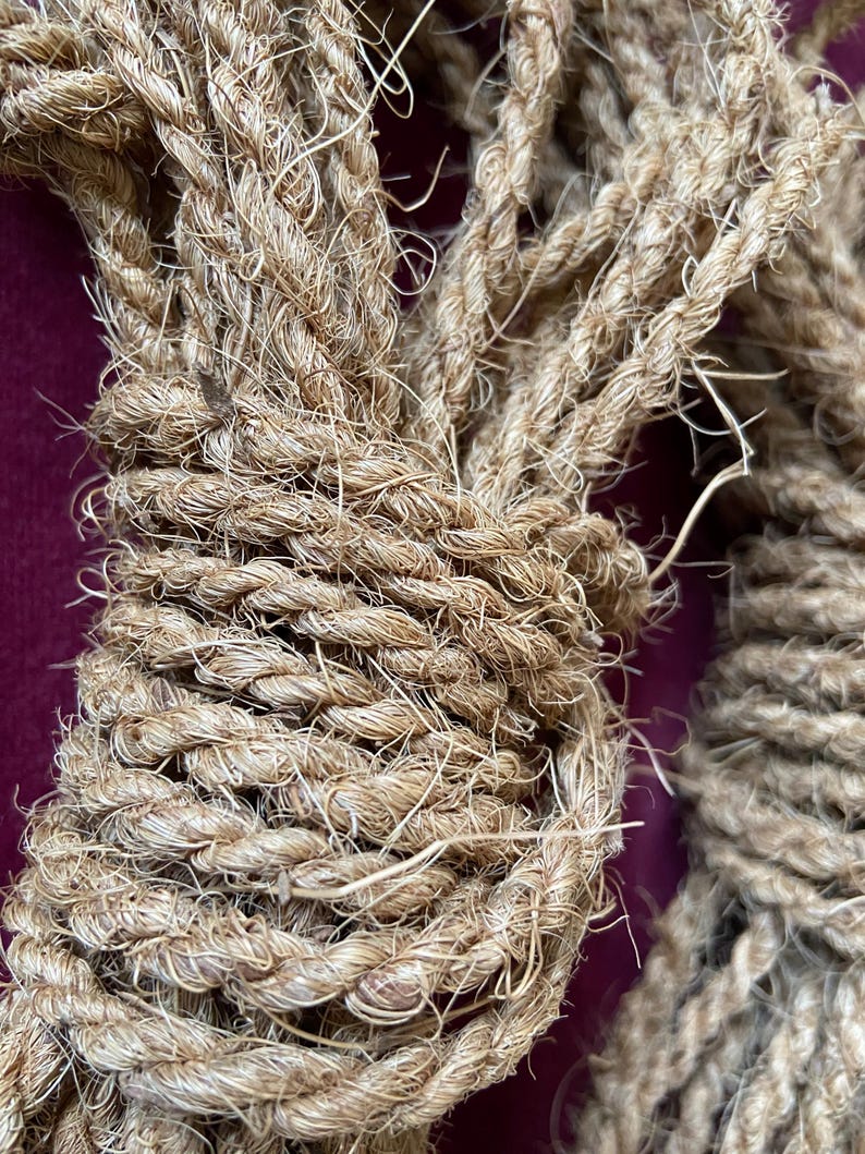Sub Shop Rope Sadistic Rope Set Containing Coconut Rope, Rattan Canes Safety Shears ...