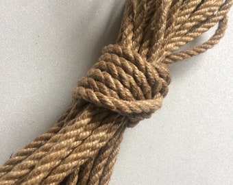 Craft Supplies & Tools Jute Rope 10 meters-32 ft Jute Bondage Rope ...
