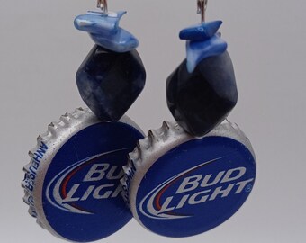 Bud Light kroonkurk oorbellen
