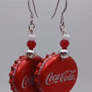 Boucles d'oreilles capsule de coca-cola image 2