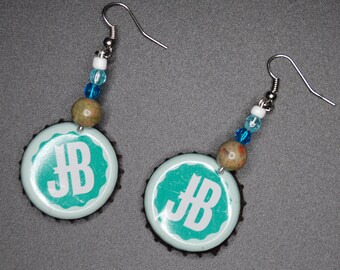 JosephsBrau Bottlecap Oorbellen