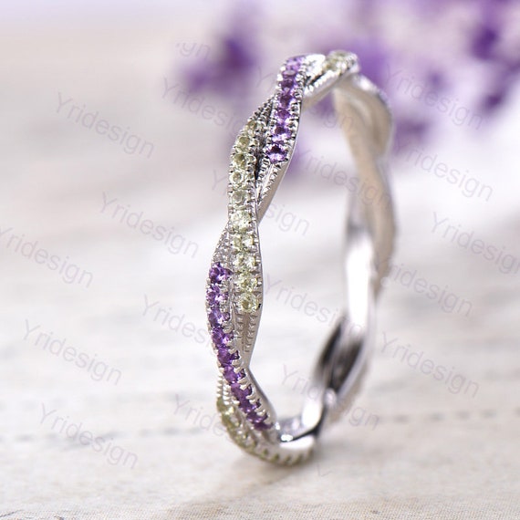 Peridot 2024 band rings