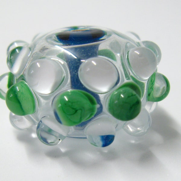 Lampwork - Beads - Handmade -   1 Hohlglasperle