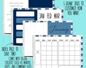 UNDATED Digital Planner, Digital Planning, GoodNotes Planner, Planner for iPad, iPad Planner, PDF Planner, Digital Planner