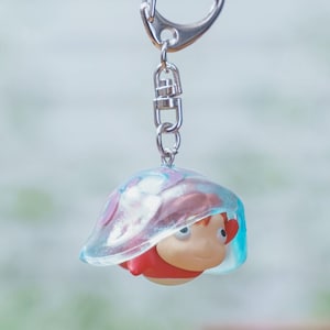 Original Ghibli Ponyo Keychain/Charm • Ponyo on the Cliff Bag Decor/Pendant/Strap • Anime Studio Ghibli Gift
