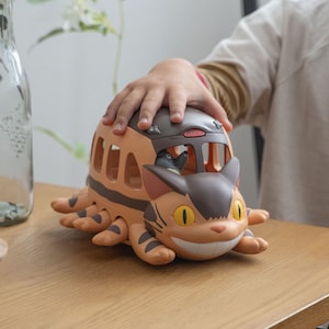 Original Ghibli Catbus Action Toy/Figure My Neighbor Totoro Figurine/Statue/Replica/Interior Decor/Holder Anime Studio Ghibli Gift image 1