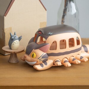 Original Ghibli Catbus Action Toy/Figure My Neighbor Totoro Figurine/Statue/Replica/Interior Decor/Holder Anime Studio Ghibli Gift image 2
