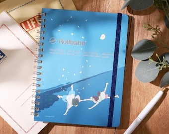 Original Studio Ghibli Notebook • Spirited Away Notepad/Sketchbook/Planner/Diary • Rollban Spiral Book/Japanese Stationery Gift Chihiro Haku