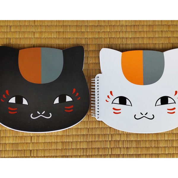 Nyanko-Sensei Notepad/Notebook • Natsume's Book of Friends(Natsume Yuujinchou) Anime Planner/Memo pad • Kawaii Cat Japanese Stationary