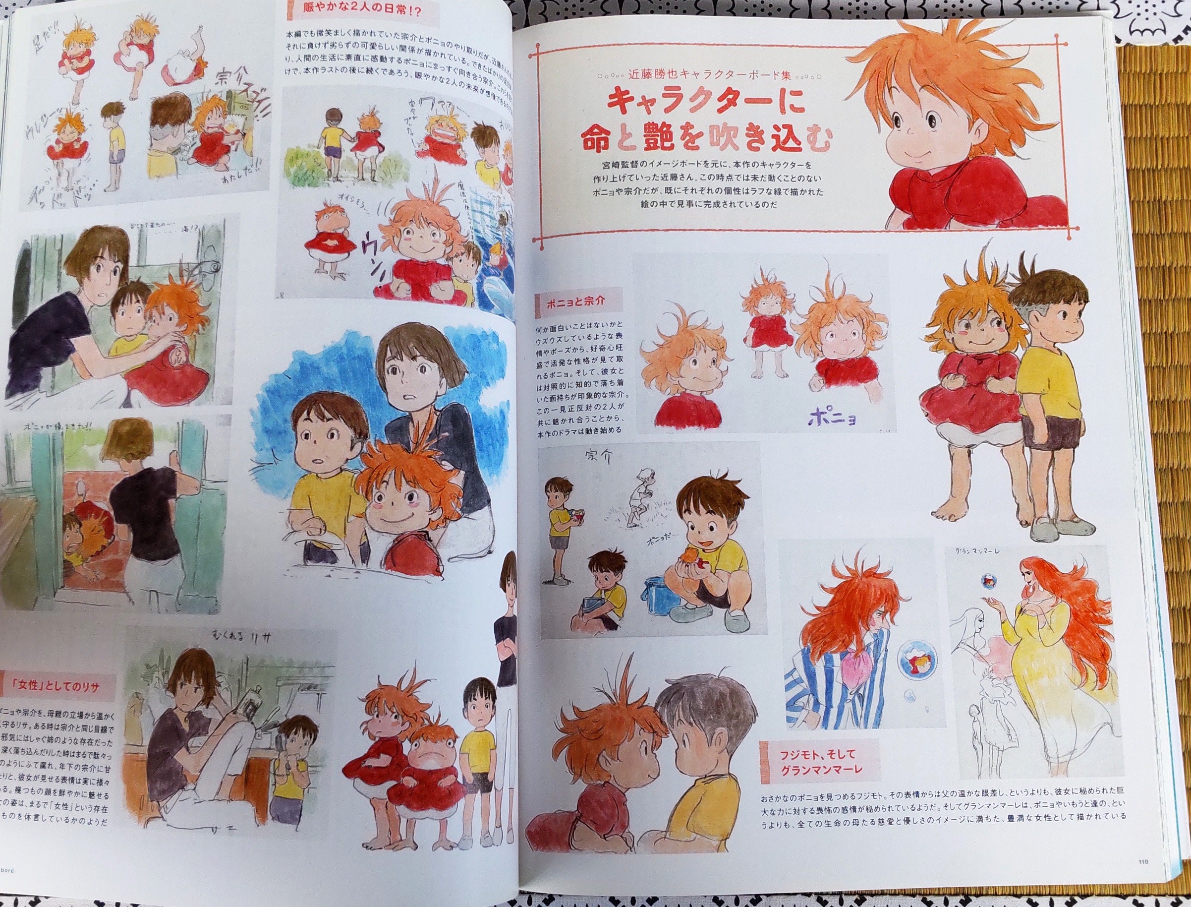 Ghibli Studio Ponyo Vintage Artbook Roman Album Etsy