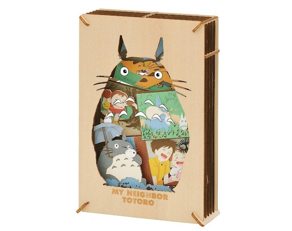 Original Ghibli Wooden Paper Theater/puzzle My Neighbor Totoro